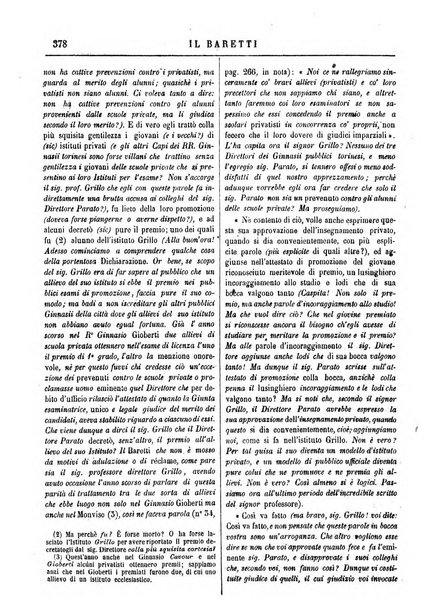 Il Baretti nuovo giornale d'istruzione