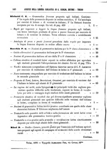 Il Baretti nuovo giornale d'istruzione