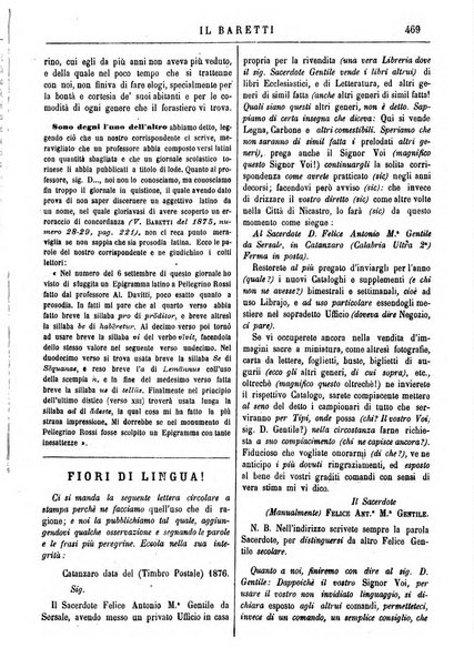 Il Baretti nuovo giornale d'istruzione