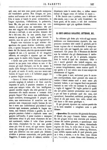 Il Baretti nuovo giornale d'istruzione