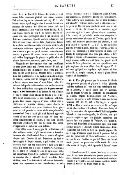 Il Baretti nuovo giornale d'istruzione