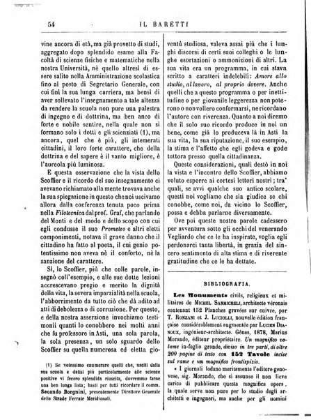 Il Baretti nuovo giornale d'istruzione