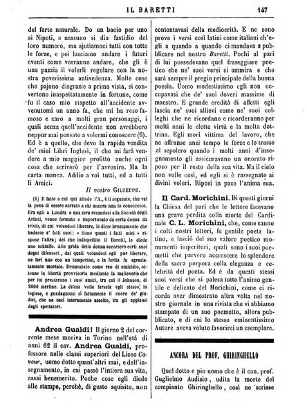 Il Baretti nuovo giornale d'istruzione