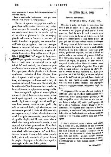 Il Baretti nuovo giornale d'istruzione