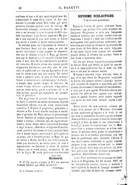 Il Baretti nuovo giornale d'istruzione