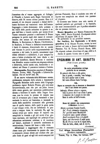 Il Baretti nuovo giornale d'istruzione