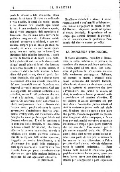 Il Baretti nuovo giornale d'istruzione