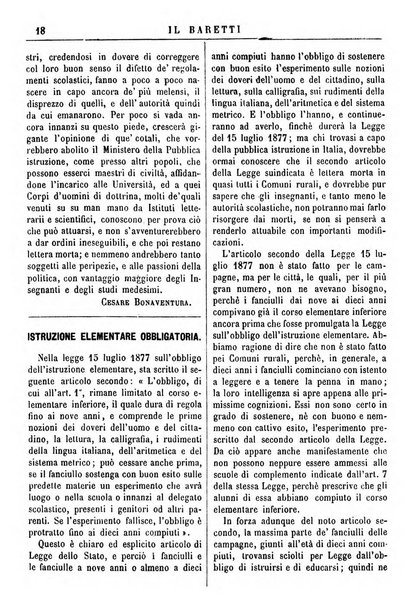 Il Baretti nuovo giornale d'istruzione