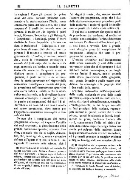 Il Baretti nuovo giornale d'istruzione