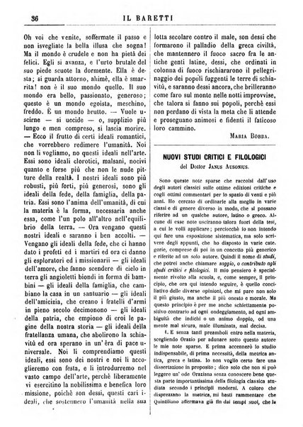 Il Baretti nuovo giornale d'istruzione