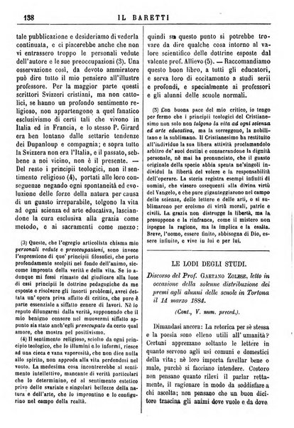 Il Baretti nuovo giornale d'istruzione