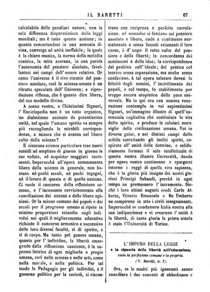 Il Baretti nuovo giornale d'istruzione