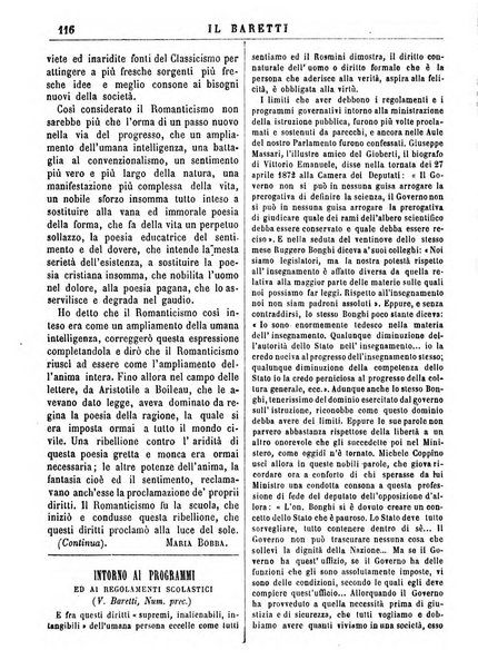 Il Baretti nuovo giornale d'istruzione