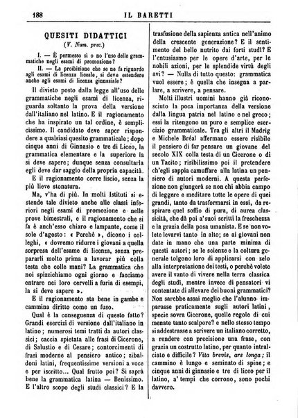 Il Baretti nuovo giornale d'istruzione