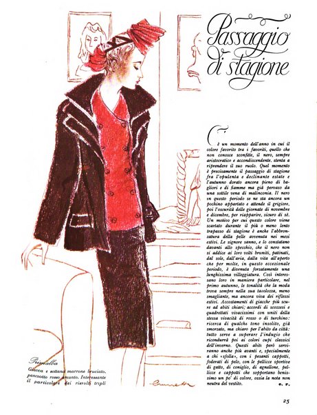 Bellezza mensile d'alta moda e della vita italiana