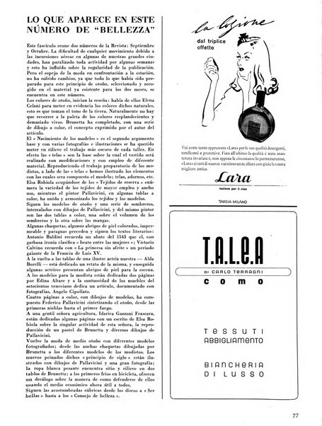 Bellezza mensile d'alta moda e della vita italiana