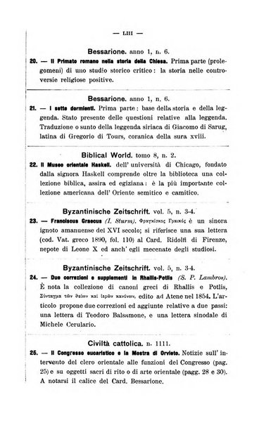 Bessarione pubblicazione periodica di studi orientali