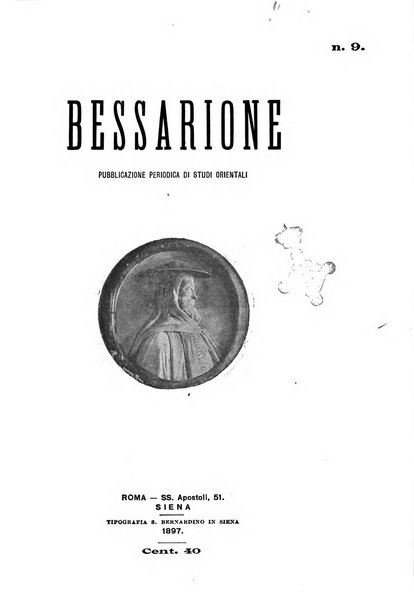 Bessarione pubblicazione periodica di studi orientali