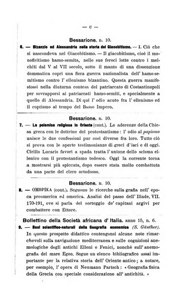 Bessarione pubblicazione periodica di studi orientali