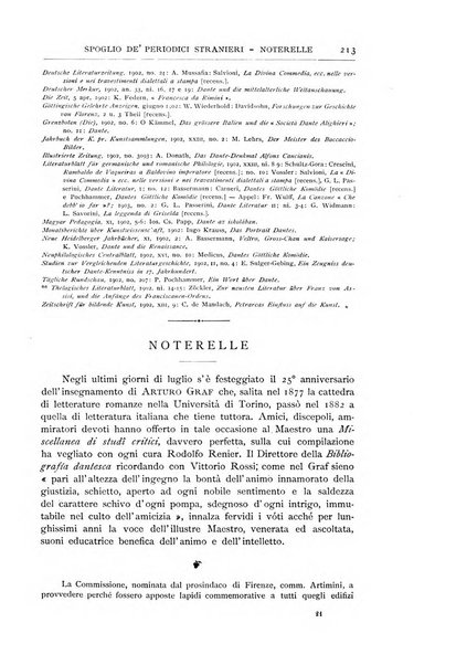 Bibliografia dantesca rassegna bibliografica degli studi intorno a Dante, al trecento e a cose francescane