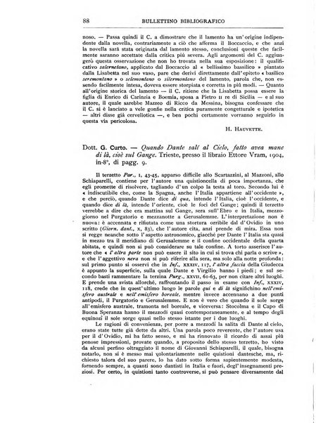 Bibliografia dantesca rassegna bibliografica degli studi intorno a Dante, al trecento e a cose francescane