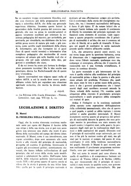 Bibliografia fascista rassegna mensile del movimento culturale fascista in Italia e all'estero