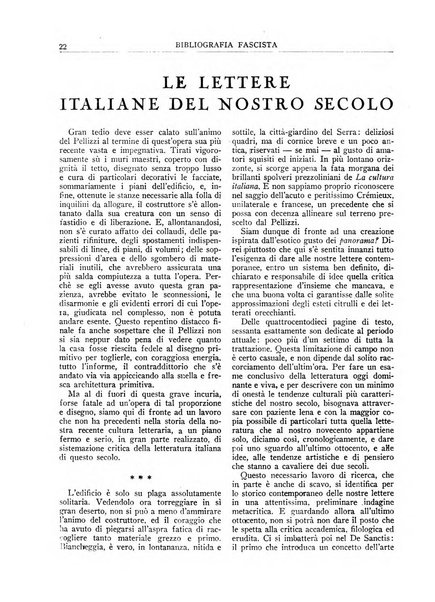 Bibliografia fascista rassegna mensile del movimento culturale fascista in Italia e all'estero