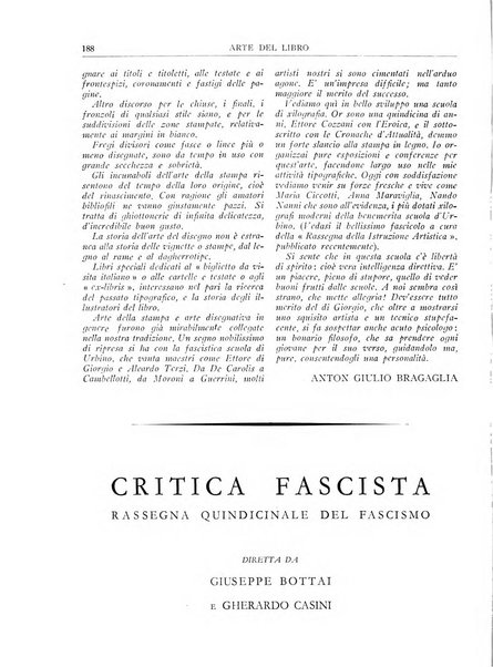 Bibliografia fascista rassegna mensile del movimento culturale fascista in Italia e all'estero