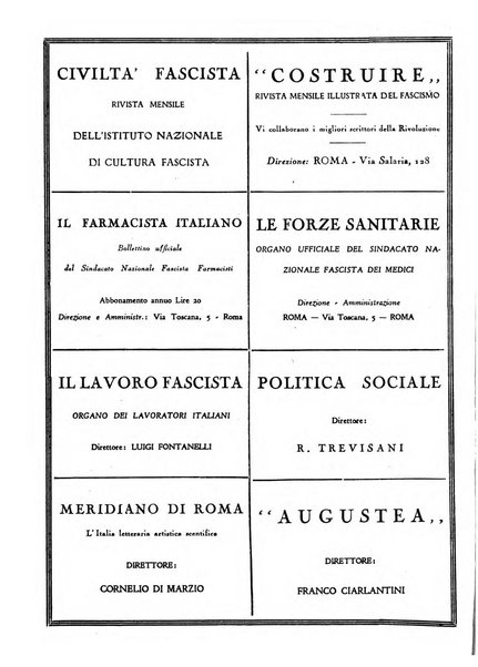 Bibliografia fascista rassegna mensile del movimento culturale fascista in Italia e all'estero