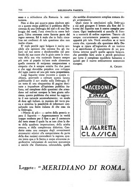 Bibliografia fascista rassegna mensile del movimento culturale fascista in Italia e all'estero