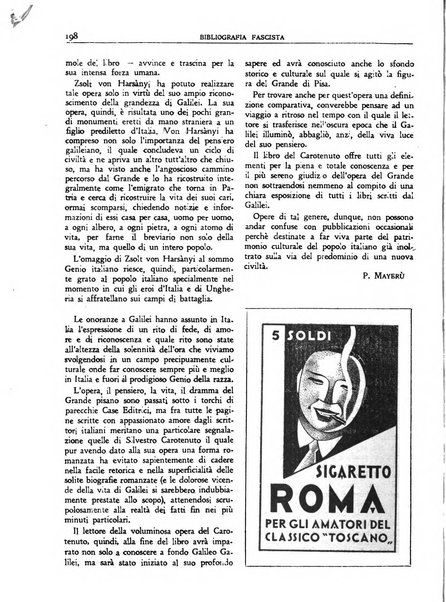 Bibliografia fascista rassegna mensile del movimento culturale fascista in Italia e all'estero