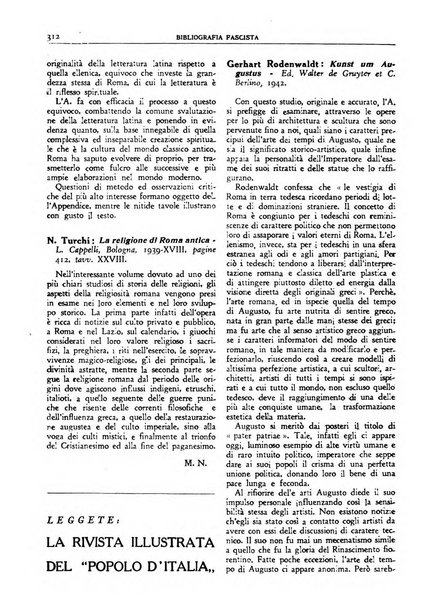 Bibliografia fascista rassegna mensile del movimento culturale fascista in Italia e all'estero