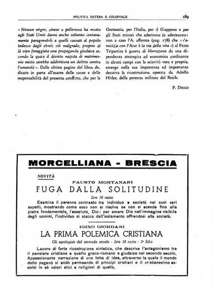 Bibliografia fascista rassegna mensile del movimento culturale fascista in Italia e all'estero