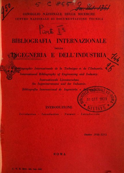 Bibliografia internazionale dell'ingegneria e dell'industria