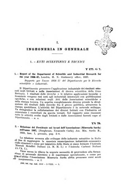 Bibliografia internazionale dell'ingegneria e dell'industria