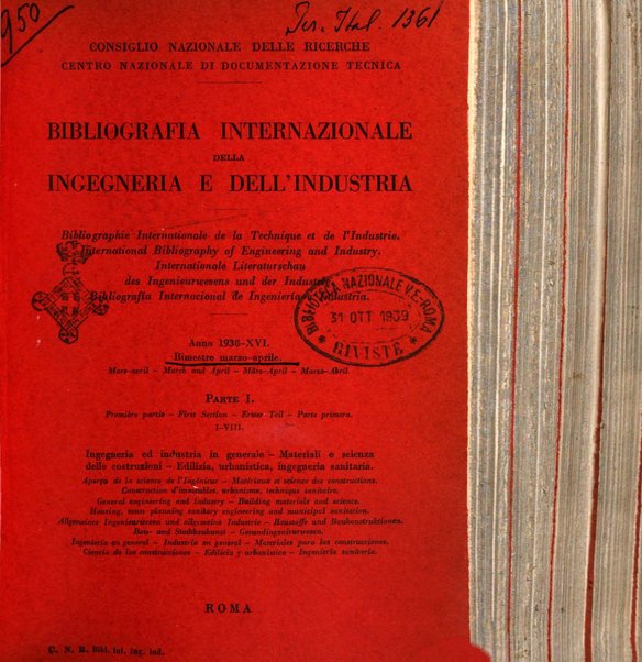 Bibliografia internazionale dell'ingegneria e dell'industria