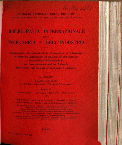 Bibliografia internazionale dell'ingegneria e dell'industria