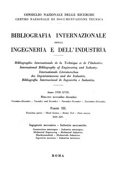 Bibliografia internazionale dell'ingegneria e dell'industria