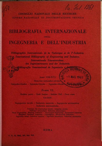 Bibliografia internazionale dell'ingegneria e dell'industria