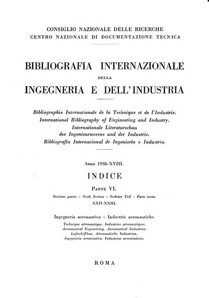 Bibliografia internazionale dell'ingegneria e dell'industria