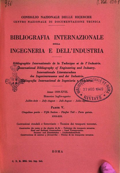 Bibliografia internazionale dell'ingegneria e dell'industria