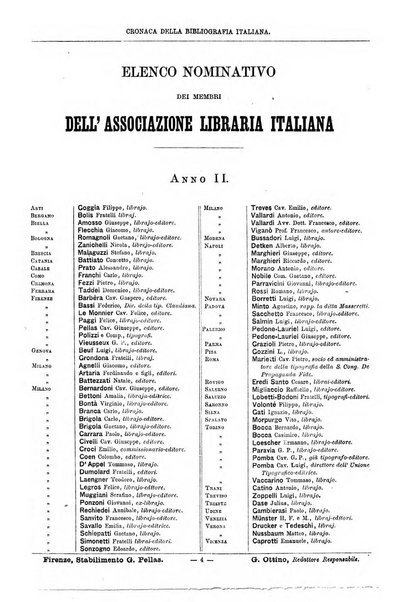 Bibliografia italiana giornale dell'Associazione libraria italiana