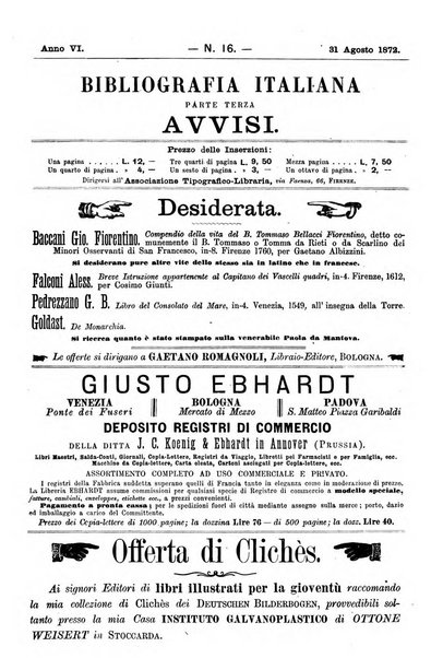 Bibliografia italiana giornale dell'Associazione libraria italiana