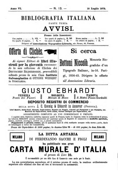 Bibliografia italiana giornale dell'Associazione libraria italiana