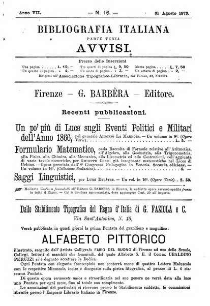 Bibliografia italiana giornale dell'Associazione libraria italiana