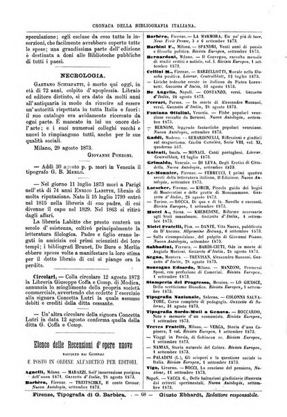 Bibliografia italiana giornale dell'Associazione libraria italiana