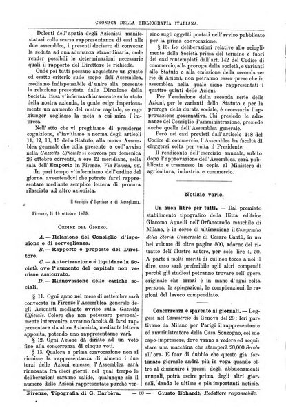 Bibliografia italiana giornale dell'Associazione libraria italiana