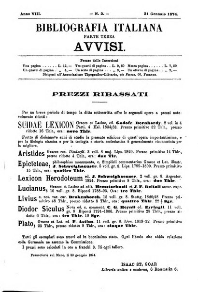 Bibliografia italiana giornale dell'Associazione libraria italiana