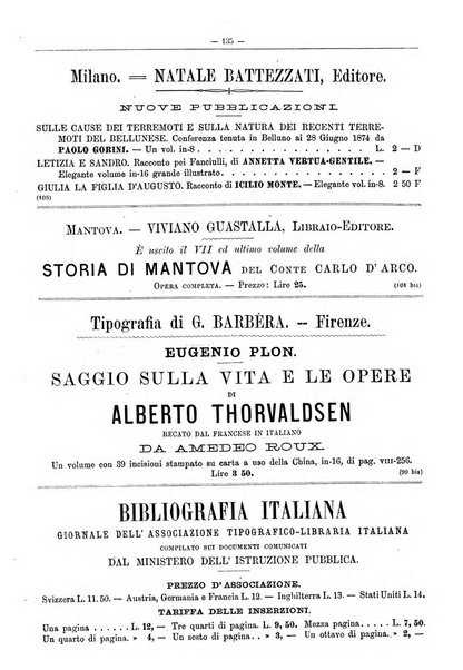 Bibliografia italiana giornale dell'Associazione libraria italiana