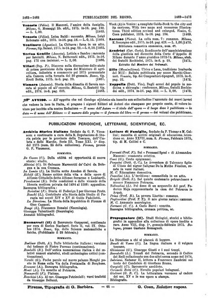 Bibliografia italiana giornale dell'Associazione libraria italiana